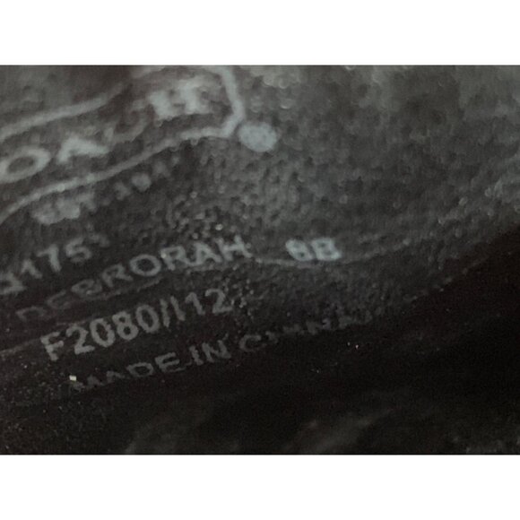 Coach Debrorah Womens Sequin Plaid Ballet Flats Size 6B Holiday EUC - Picture 4 of 9